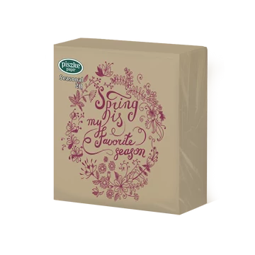 Seasonal 20 textilhatású papírszalvéta - Spring (újrahasznosított)