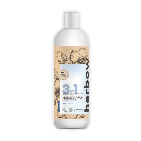 Herbow 3in1 mosóparfüm - öblítő koncentrátum Fehér Szerelem 1000ml