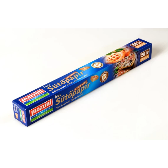 MAZZINI PREMIUM Sütőpapír Íves szilikonos 20 ív (38x42cm) dobozos