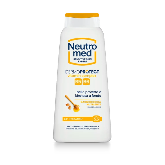 Sutter Neutromed Dermoprotect Nutriente tápláló tusfürdő mézzel és mandulával 600ml