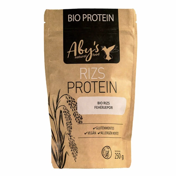 Aby’s Bio vegán, gluténmentes rizsfehérjepor