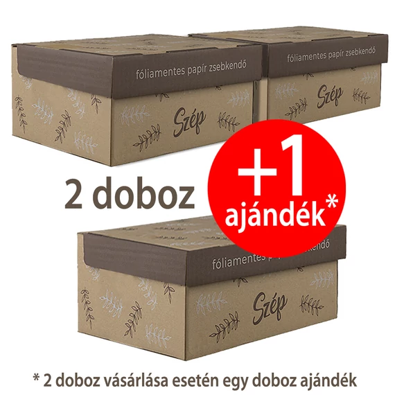 Fóliamentes Szép papír zsebkendő  /másodosztályú termék/ 