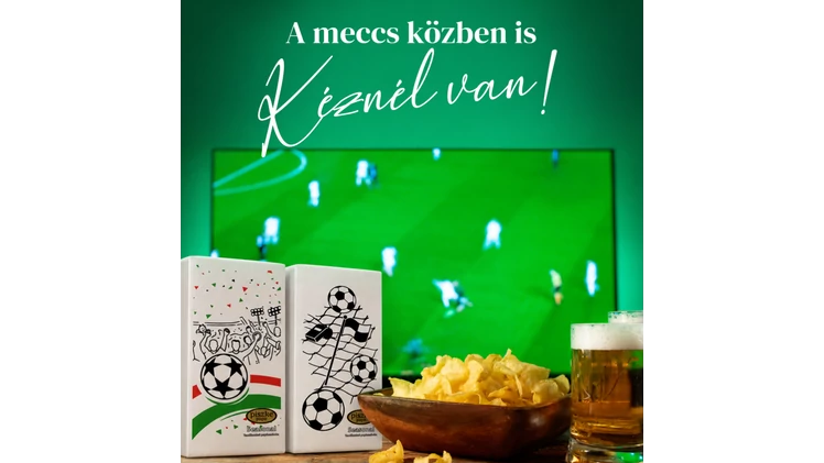 Meccsnézés otthon: szurkolói asztal ötletek focis és magyar zászlós szalvétákkal