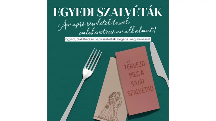 Új lehetőségek az egyedi szalvétatervezésben: webshopos tervezővel