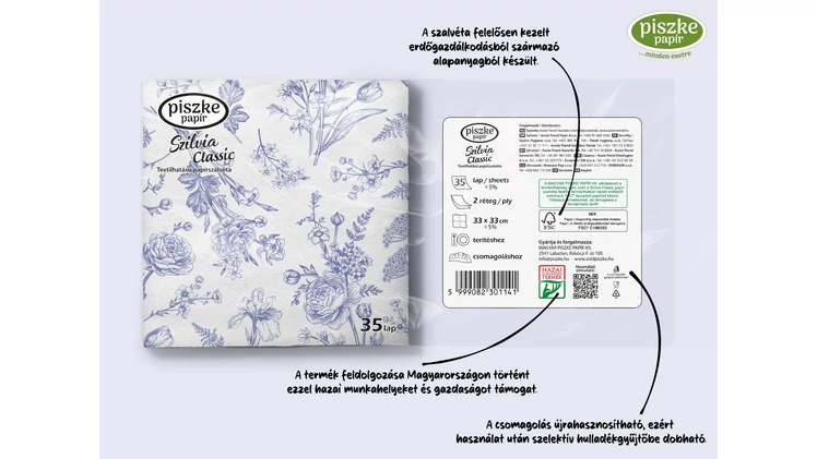 Textilhatású papírszalvéta és FSC tanúsítás – mit jelent, és miért fontos a mindennapokban?