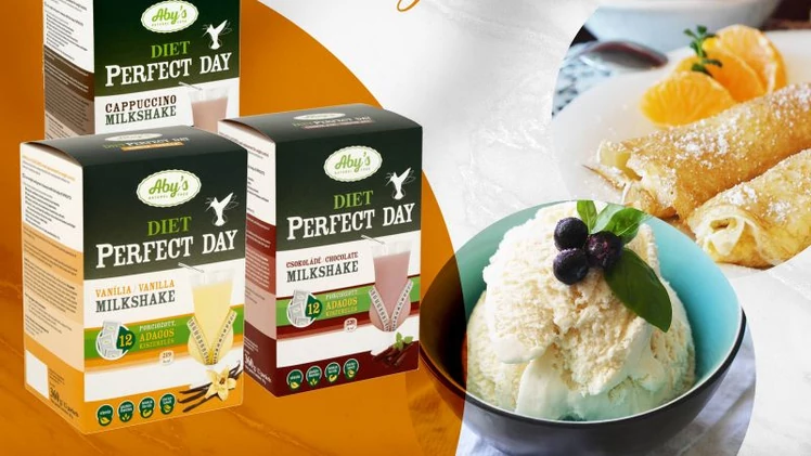 Aby’s Diet Perfect Day milkshake receptek