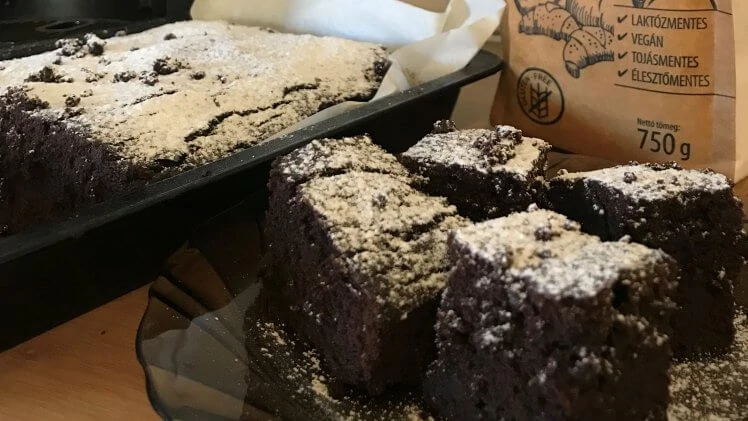 Gluténmentes csokis brownie