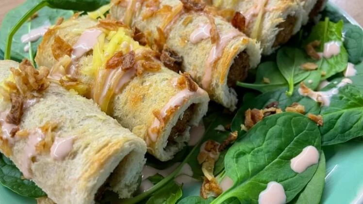 Vegán, gluténmentes házi ”hot-dog”