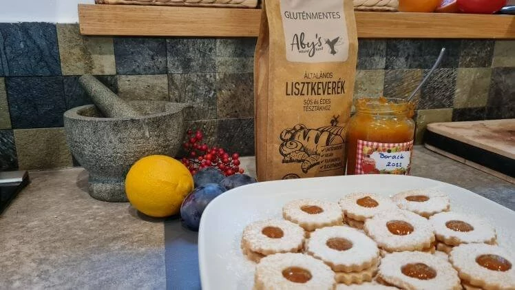 Gluténmentes lekváros linzer